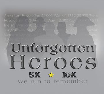Unforgotten Heroes 5K & 10K logo on RaceRaves