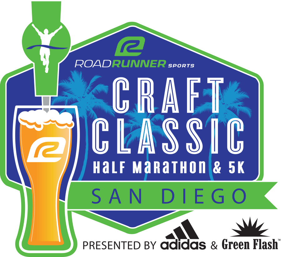 Craft Classic Half Marathon & 5K San Diego logo on RaceRaves