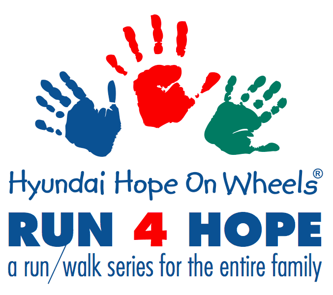 Hyundai Hope On Wheels Run 4 Hope logo on RaceRaves