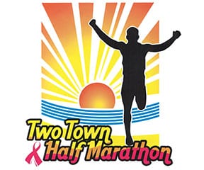 Two Town Half Marathon & 5K logo on RaceRaves