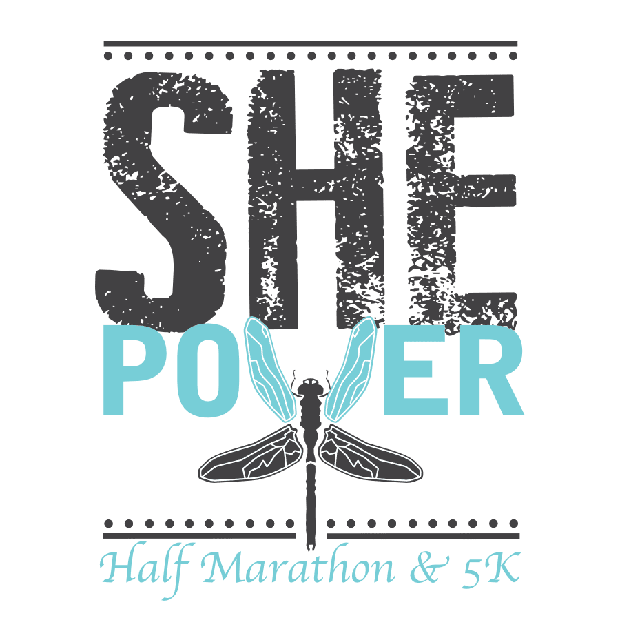 SHE Power Half Marathon & 5K Indianapolis logo on RaceRaves