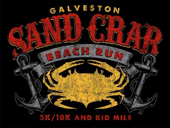 Galveston Sand Crab 5K/10K logo on RaceRaves
