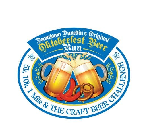 Dunedin’s Original Craft Beer Runs Oktoberfest logo on RaceRaves