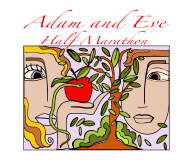 Adam and Eve Half Marathon logo on RaceRaves