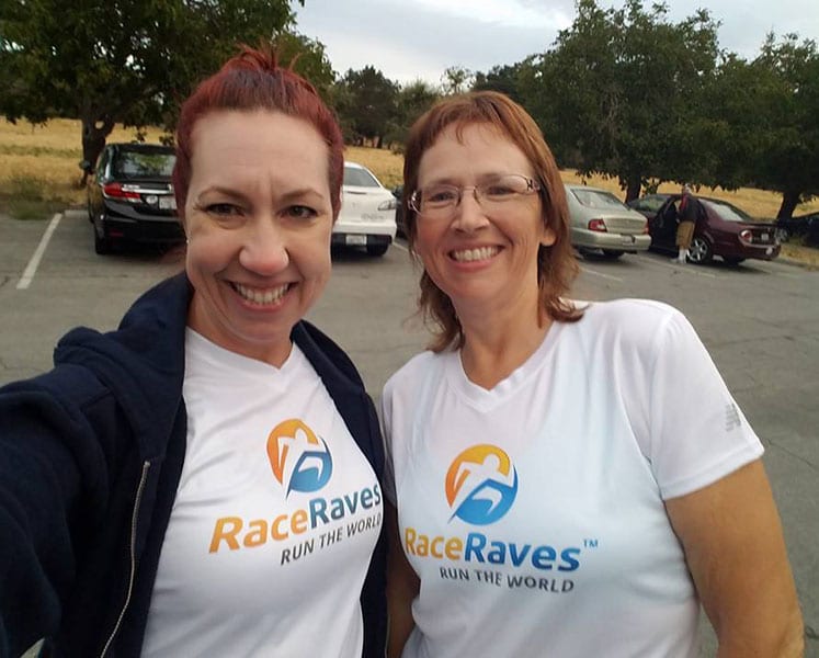 Amanda Sava and Barbara Rausch - RaceRaves members - at Brazen Racing's Trail Hog