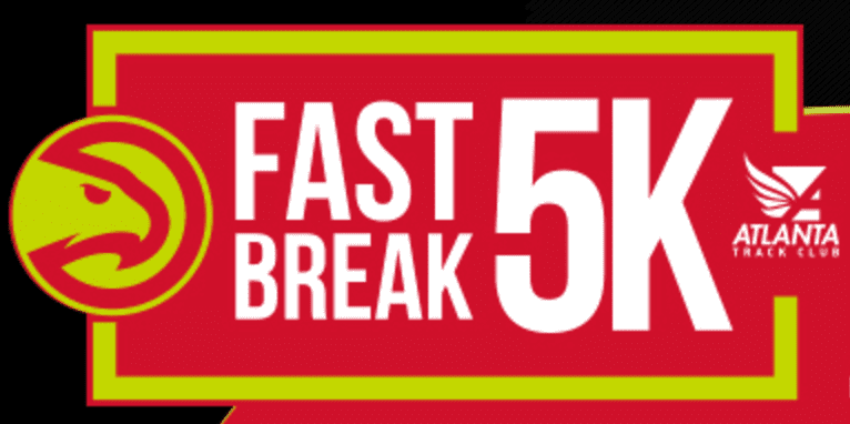 Atlanta Hawks Fast Break 5K logo on RaceRaves