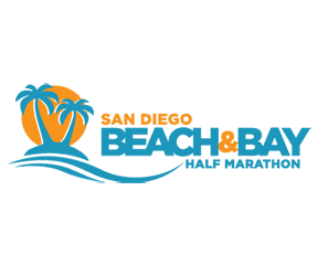 San Diego Beach & Bay Half Marathon logo on RaceRaves