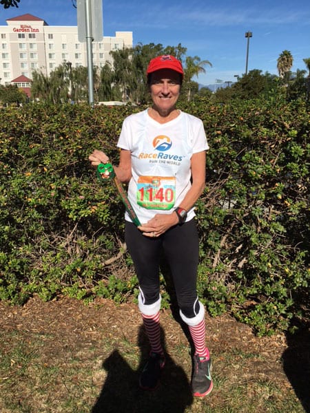 Dawn Merrill at Santa to the Sea Half Marathon