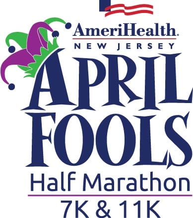 Amerihealth NJ April Fools Half Marathon logo on RaceRaves