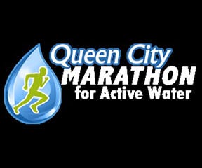 Queen City Marathon for Active Water logo on RaceRaves