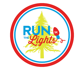 Run the Lights 5K logo on RaceRaves