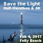 Save the Light Half Marathon & 5K logo on RaceRaves