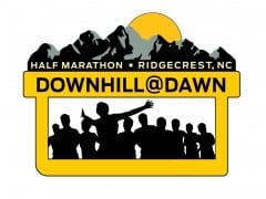 Downhill at Dawn Half Marathon logo on RaceRaves
