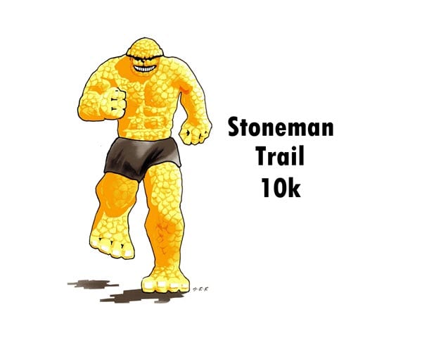 Stoneman Trail Run logo on RaceRaves