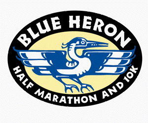 Blue Heron Half Marathon, 10K & 5K logo on RaceRaves