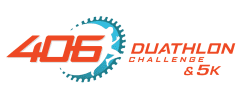 406 Duathlon Challenge & 5K logo on RaceRaves