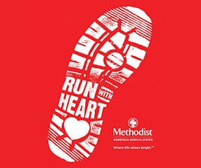 Mansfield Run with Heart logo on RaceRaves