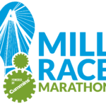 Mill Race Marathon & Half Marathon logo on RaceRaves