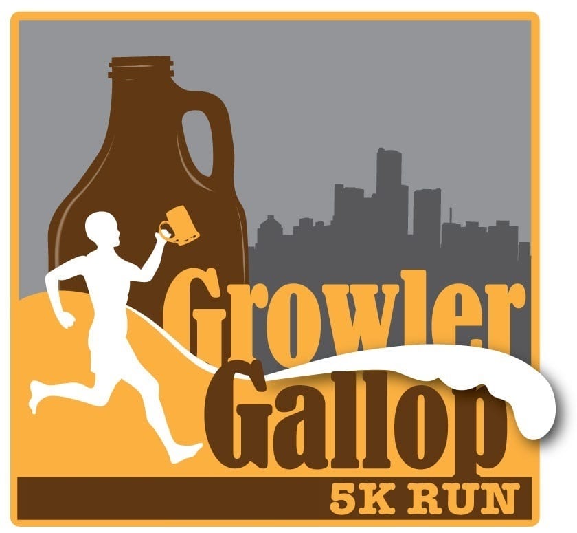 Growler Gallop Atwater 5k logo on RaceRaves