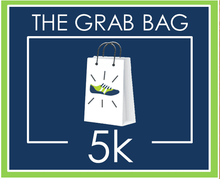 Grab Bag 5K logo on RaceRaves