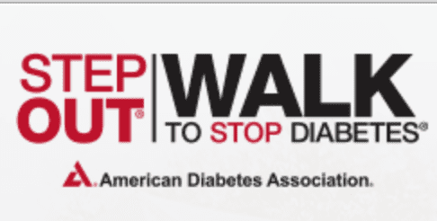 Step Out Walk to STOP Diabetes & 5K logo on RaceRaves