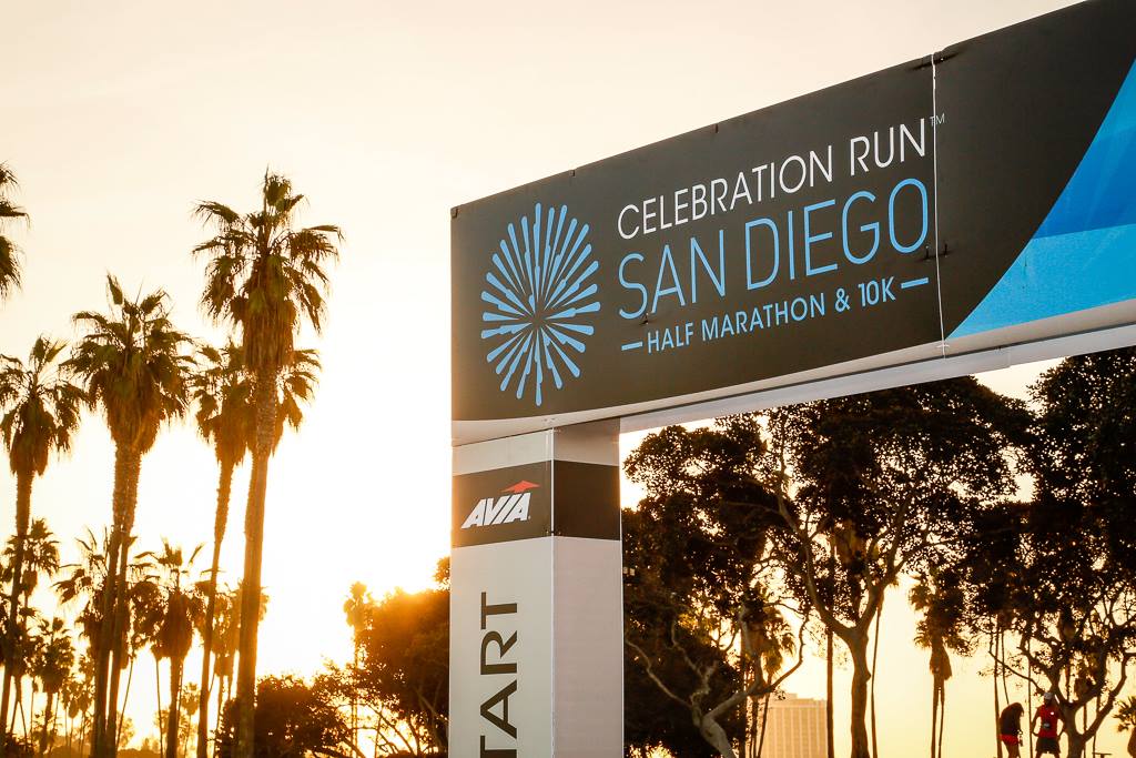 Celebration Run San Diego Half Marathon & 10K logo on RaceRaves