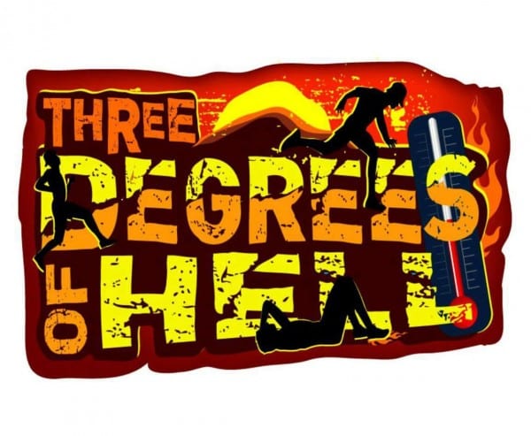 Three Degrees of Hell logo on RaceRaves