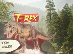 T-Rex Ten Miler logo on RaceRaves