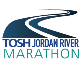 TOSH Jordan River Half Marathon & 5K logo on RaceRaves