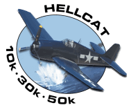 Hellcat 10K, 30K & 50K logo on RaceRaves