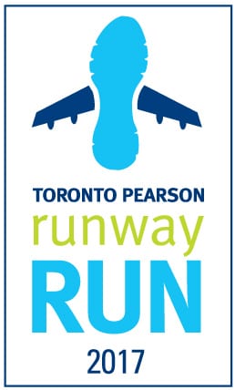 GTAA Toronto Pearson Runway Run logo on RaceRaves