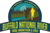 Buffalo National River Trail Marathon & Half logo on RaceRaves