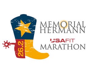 Memorial Hermann USA Fit Marathon & Half Marathon logo on RaceRaves