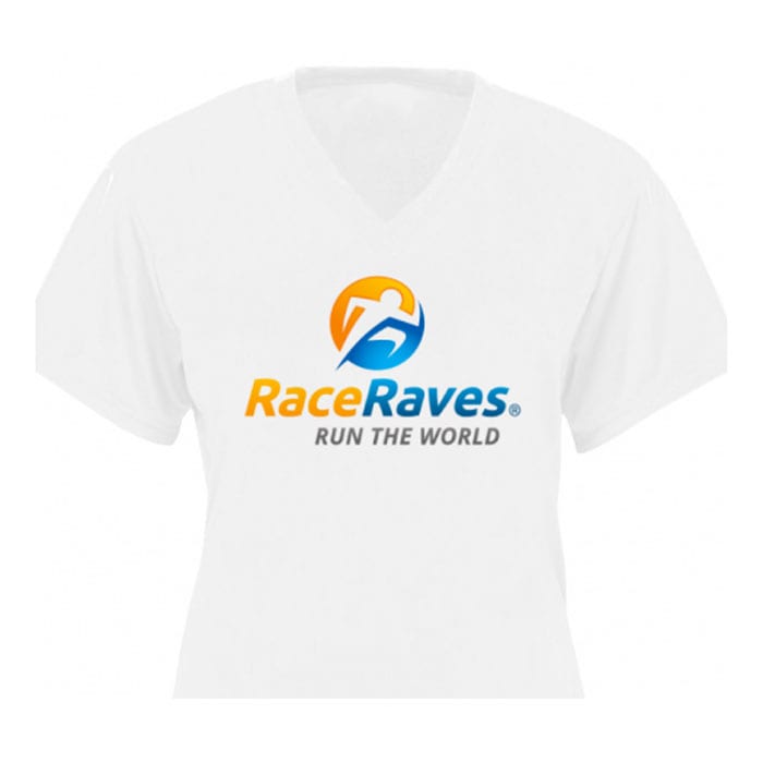 RaceRaves womens classic performance tee (front view)