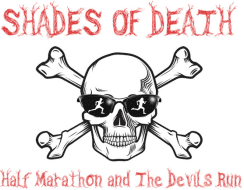 Shades of Death Half Marathon & The Devil’s Run logo on RaceRaves