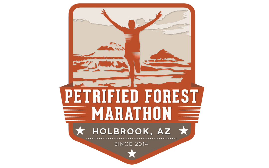 Petrified Forest Marathon & Half Marathon logo on RaceRaves
