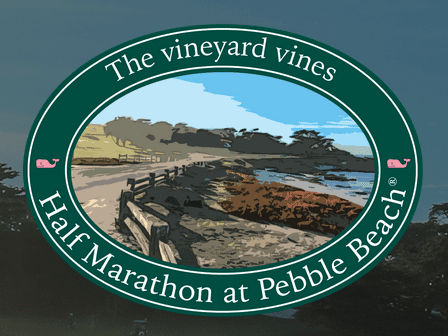 Vineyard Vines Half Marathon at Pebble Beach logo on RaceRaves
