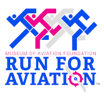 Museum of Aviation Marathon, Half Marathon and 5K logo on RaceRaves