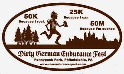 Dirty German Endurance Fest logo on RaceRaves