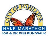 Papillion Half Marathon logo on RaceRaves