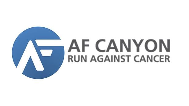 AF Canyon Run Against Cancer logo on RaceRaves