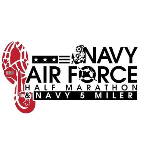 Navy-Air Force Half Marathon logo on RaceRaves