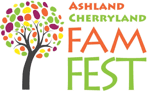 Ashland Cherryland FamFest 5K logo on RaceRaves