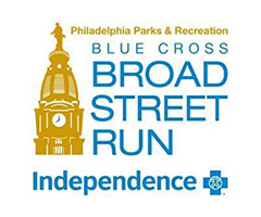 Blue Cross Broad Street Run logo on RaceRaves
