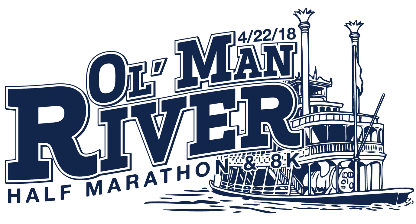 Ol’ Man River Half Marathon logo on RaceRaves
