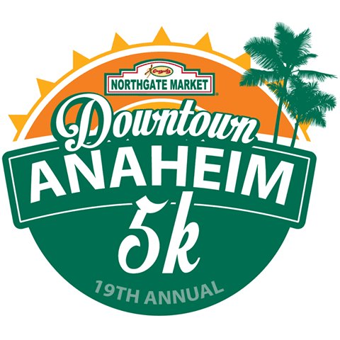 Northgate Downtown Anaheim 5K logo on RaceRaves