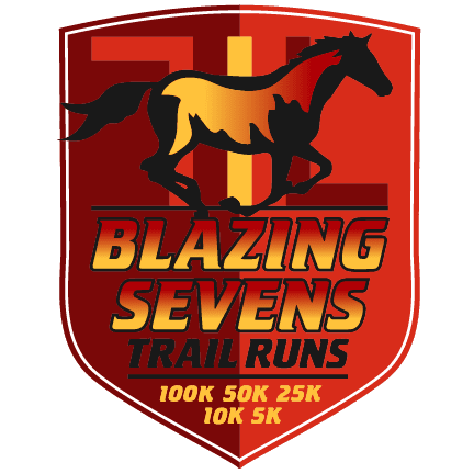 Blazing 7s Trail Run logo on RaceRaves