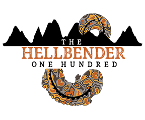 Hellbender 100 logo on RaceRaves