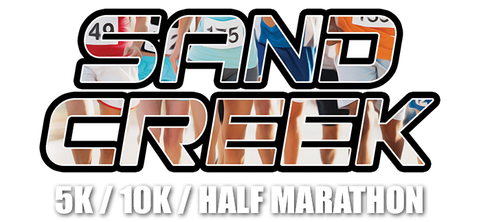Sand Creek Half Marathon logo on RaceRaves