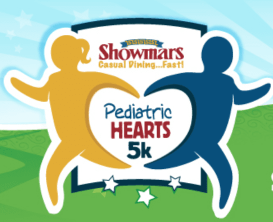 Showmars Pediatric Hearts 5K logo on RaceRaves